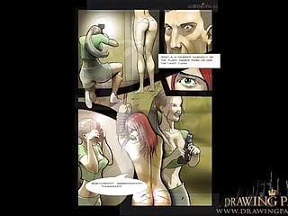 Schwanz lutschen und saugen an der Herrin