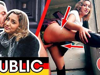 Outdoor Fick für unschuldige Milf im Auto