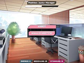 Junge Frau spielt mit ihrem neuen Lover