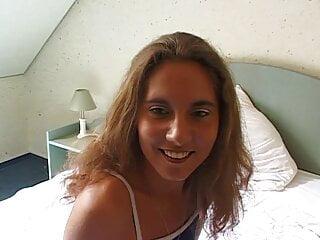 Deutsche Teens beim ersten Casting für Geld