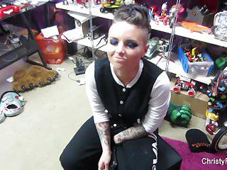 Hinter der Bühne mit pornostar Christy Mack